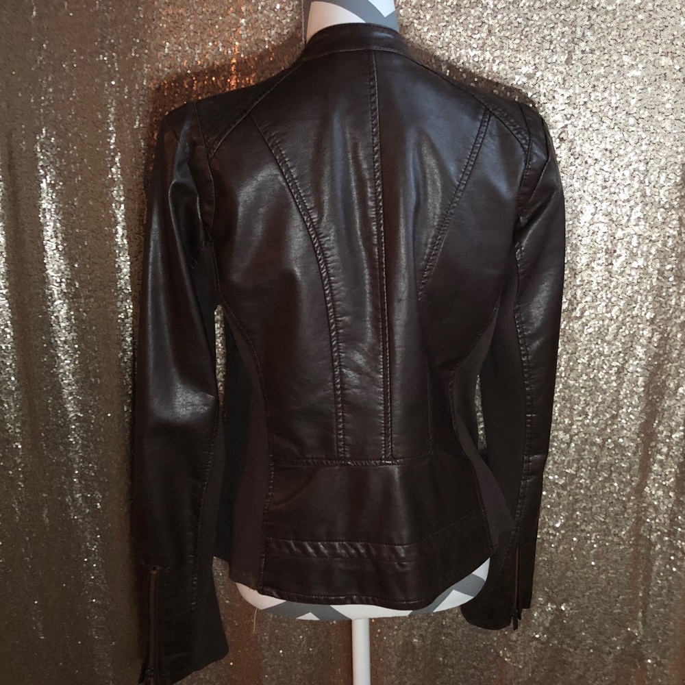 Express brown zip jacket - Picture 2 of 5